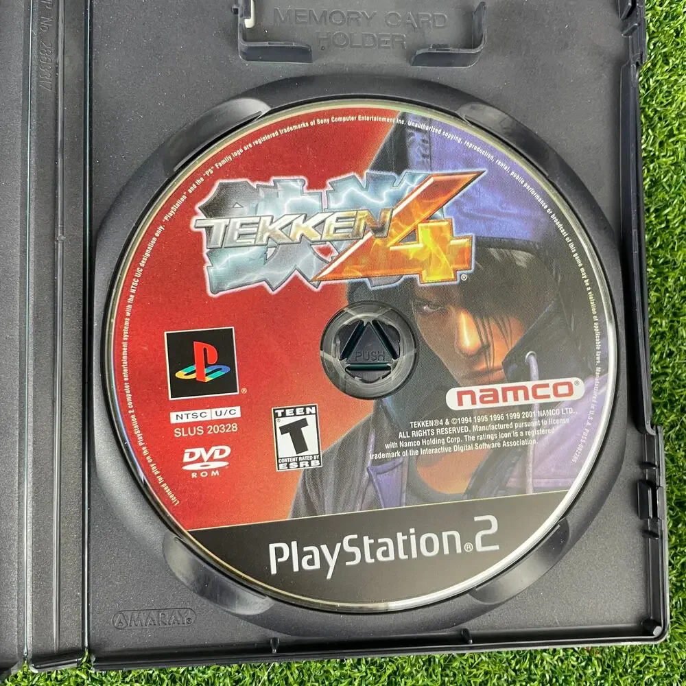 Tekken 4 Sony Playstation 2 2002 PS2 w/ Manual